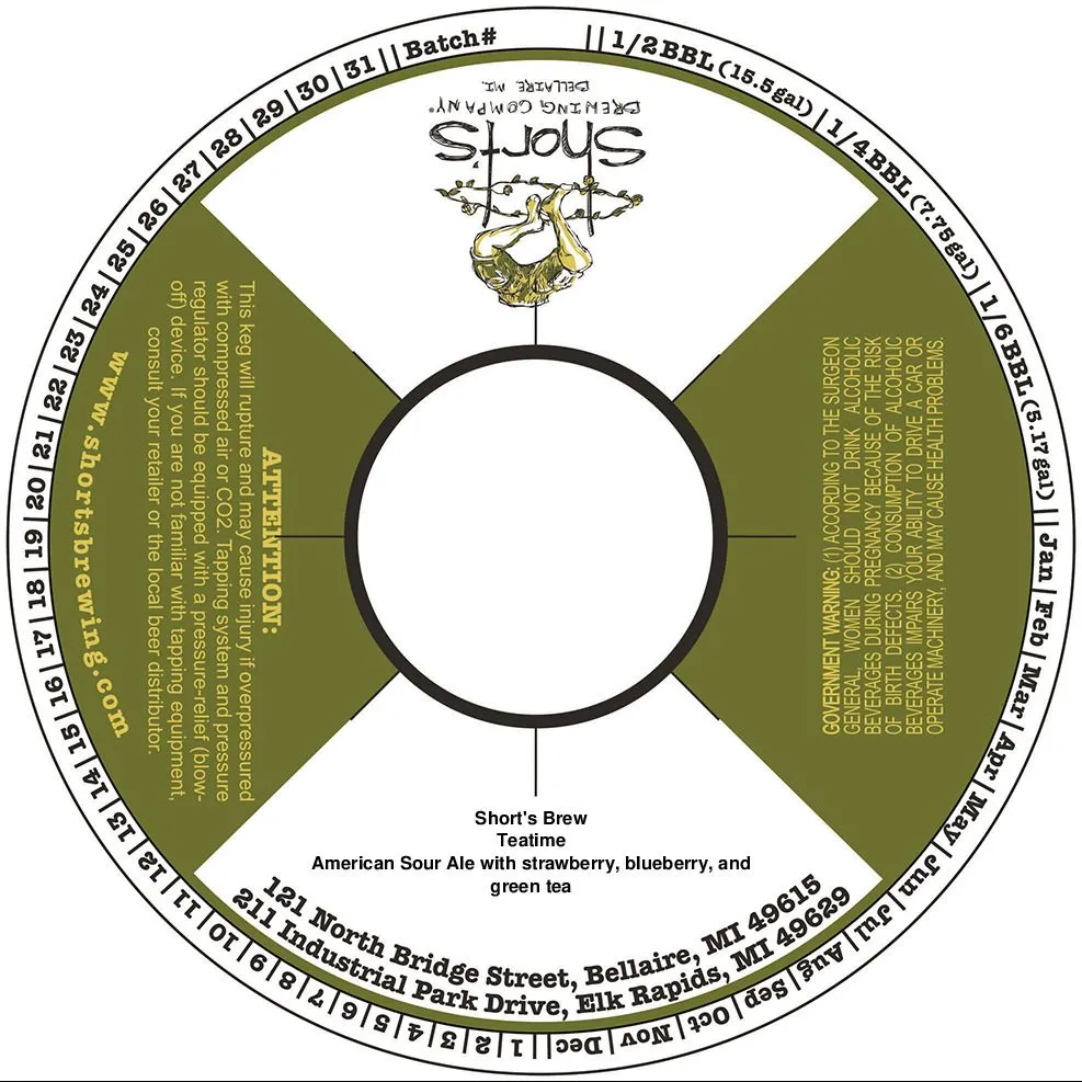 Teatime label