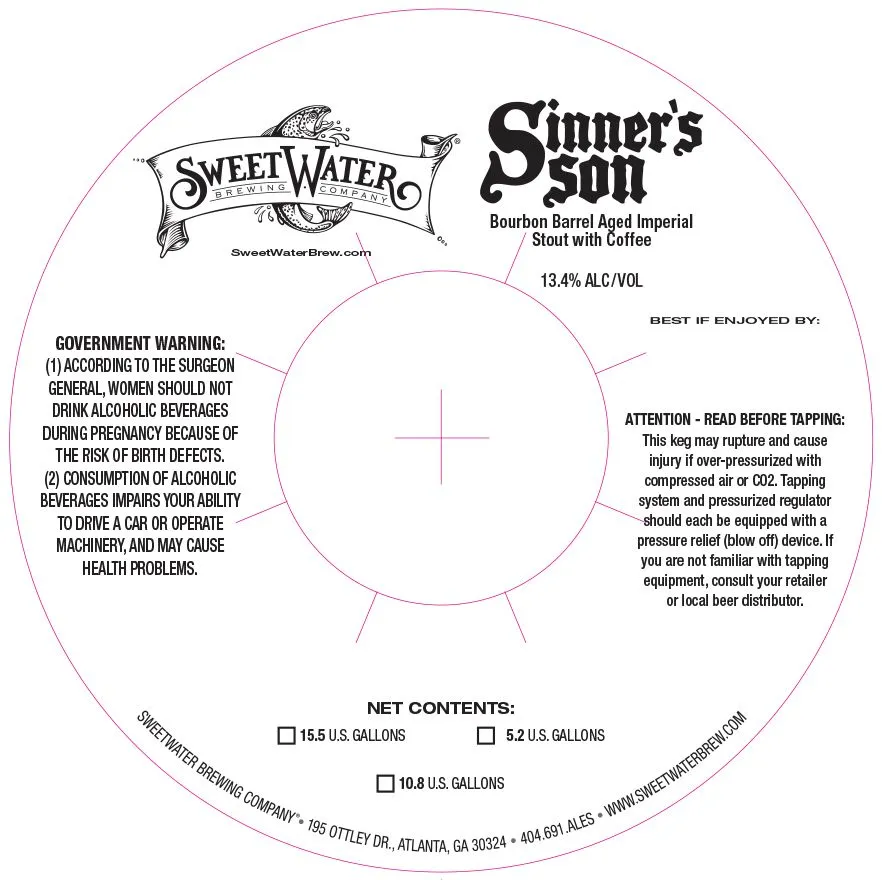 Sinner's Son label