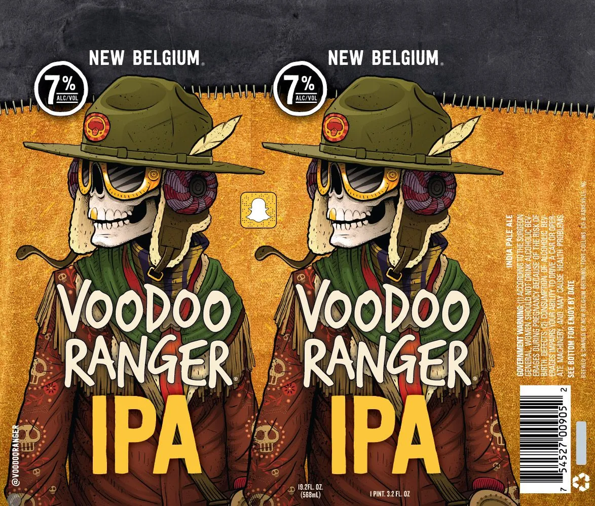Voodoo Ranger IPA label