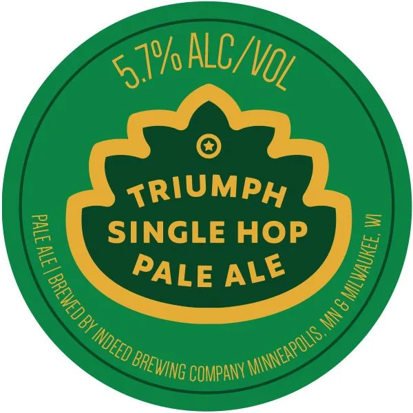 Triumph Single Hop Pale Ale label