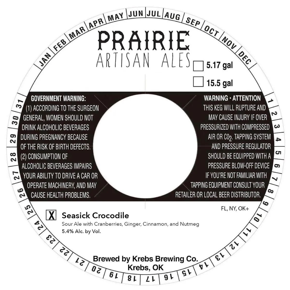 Seasick Crocodile label