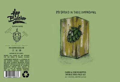 Preserved in Three Dimensions label