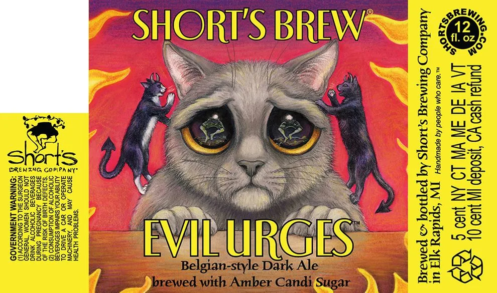 Evil Urges — full label as filed with TTB