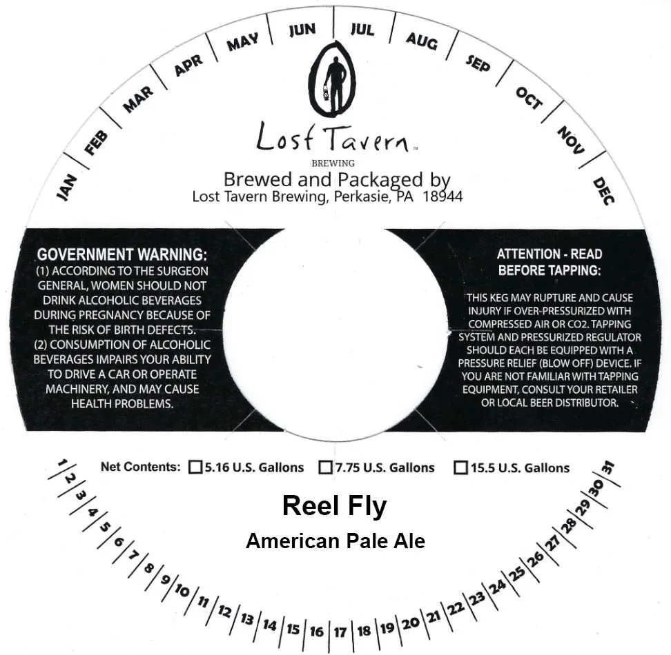 Reel Fly — full label as filed with TTB