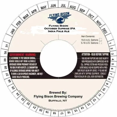 October Suprise IPA label