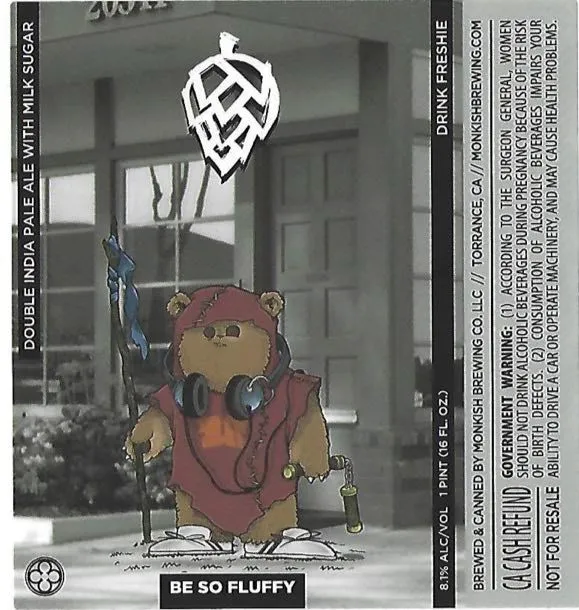 Be So Fluffy — full label as filed with TTB