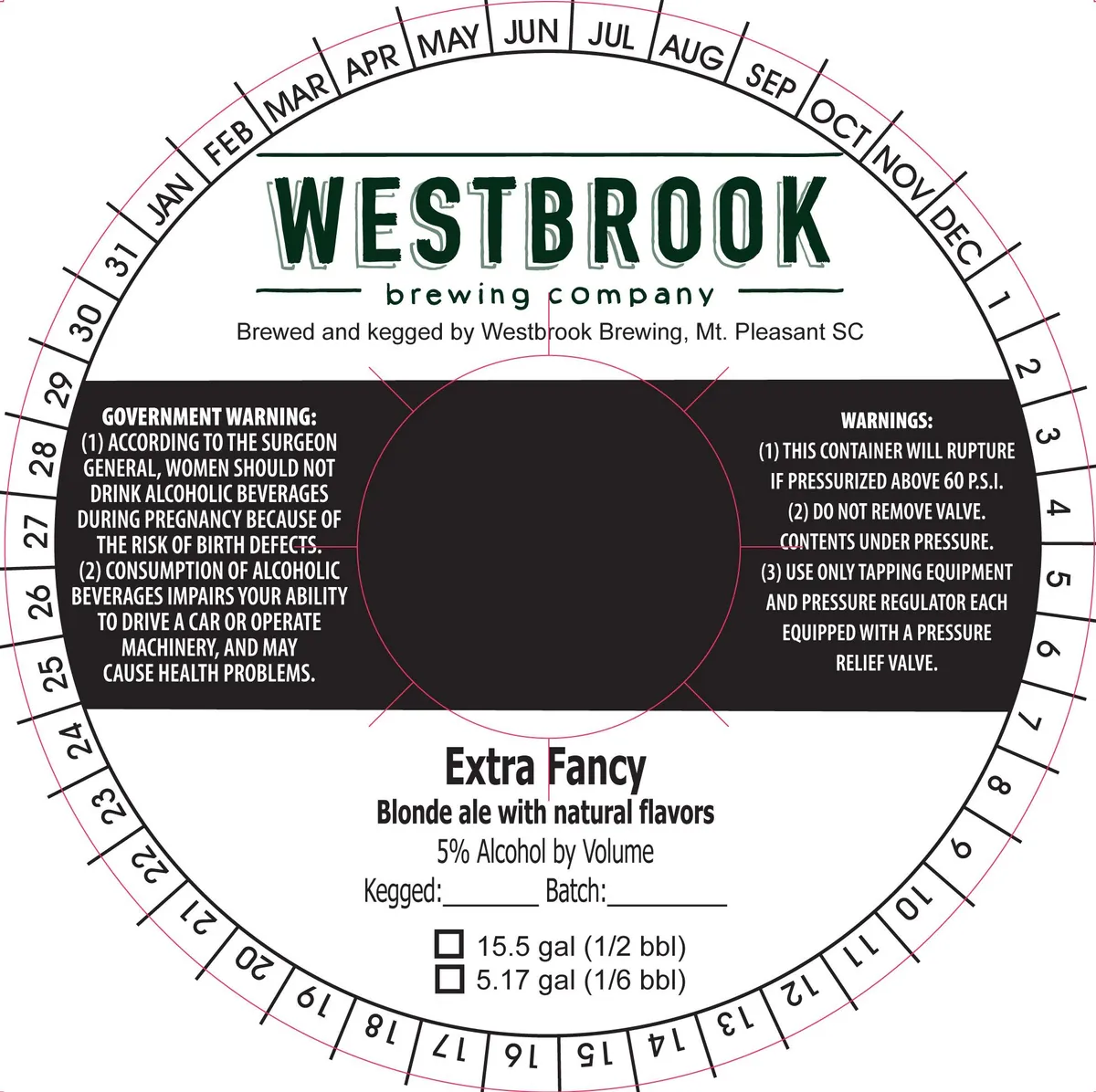 Extra Fancy — full label as filed with TTB