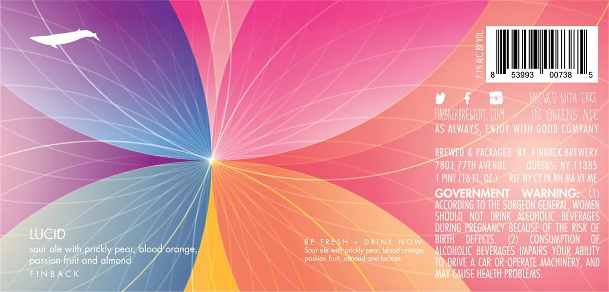 Lucid — full label as filed with TTB
