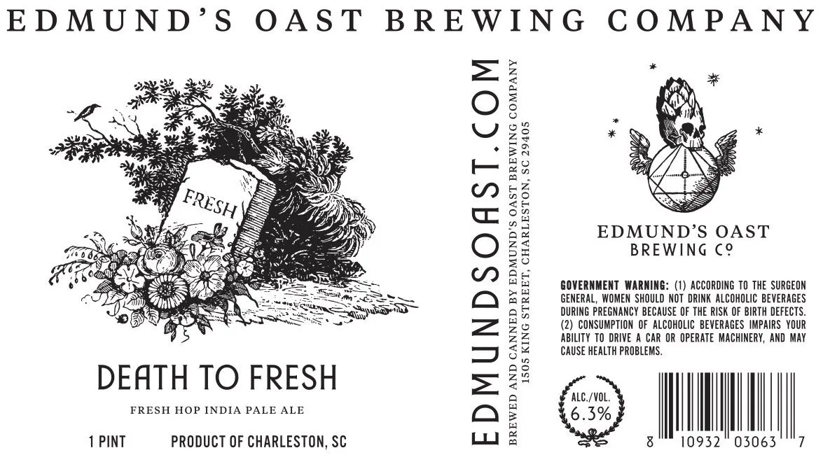 Death To Fresh — full label as filed with TTB