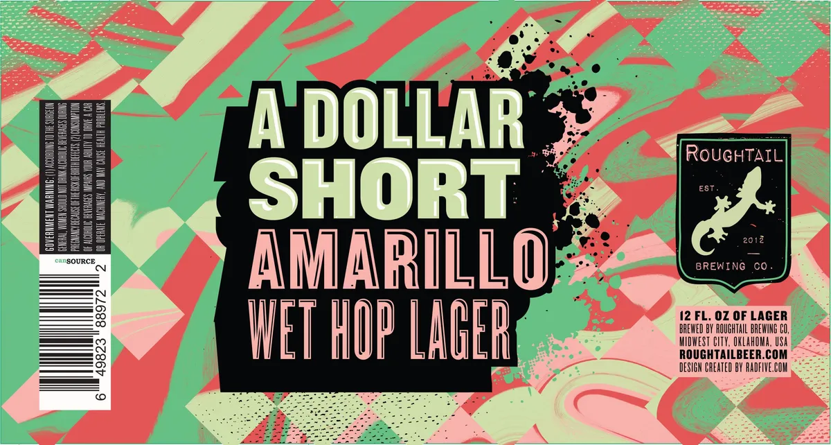 A Dollar Short — full label as filed with TTB