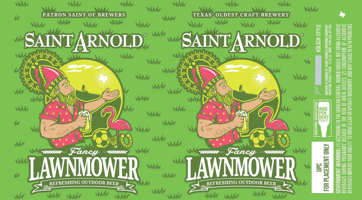Lawnmower — full label as filed with TTB