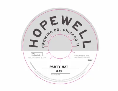 Party Hat label