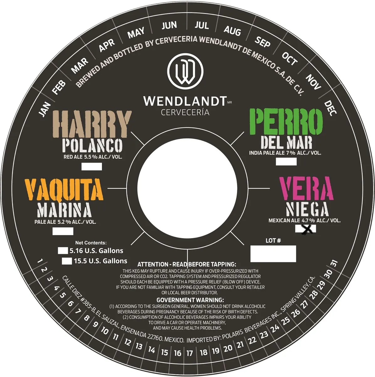 Vera Niega — full label as filed with TTB