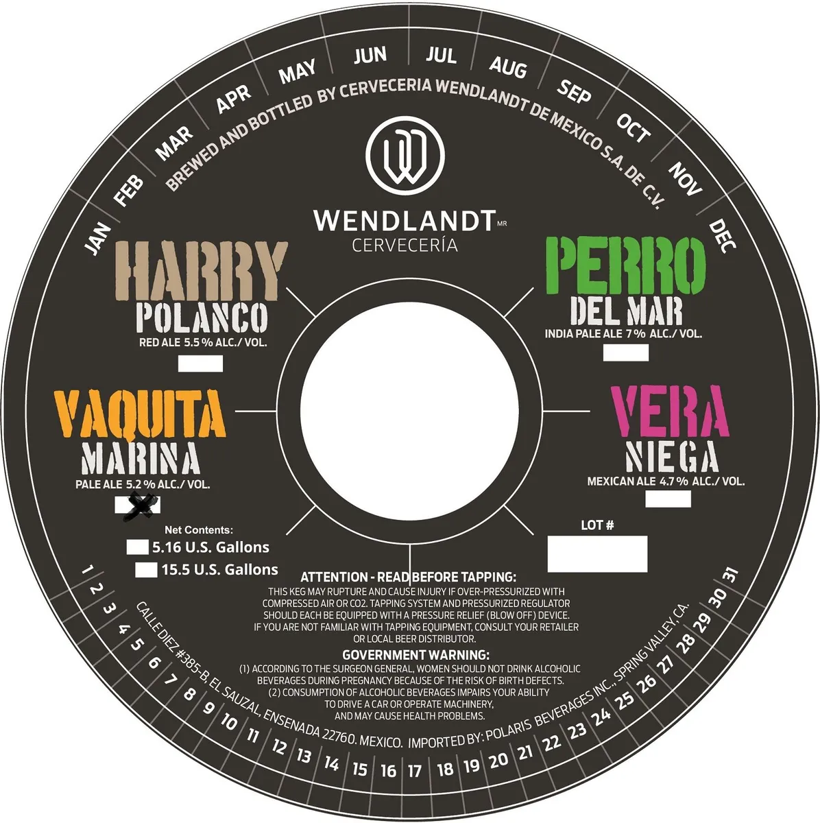 Vaquita Marina — full label as filed with TTB