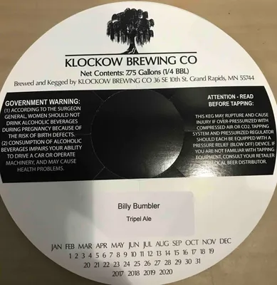 Billy Bumbler label