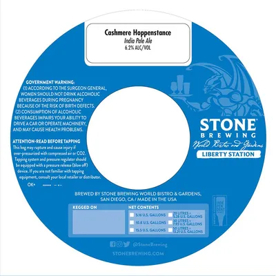 Cashmere Hoppenstance label