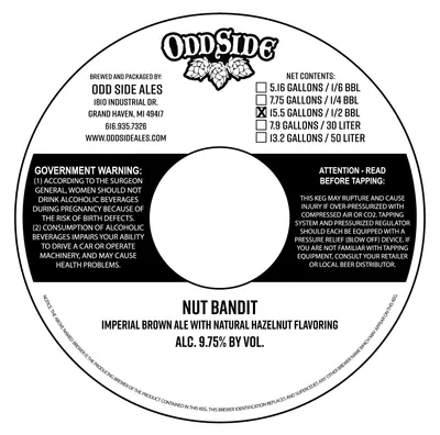 Nut Bandit label