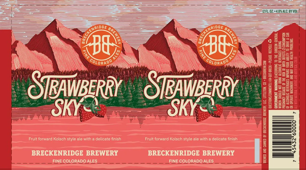 Strawberry Sky — full label as filed with TTB
