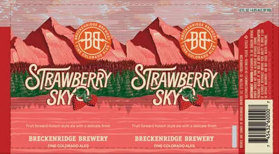 Strawberry Sky label