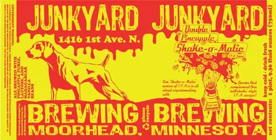 Double Pineapple Shake-O-Matic label