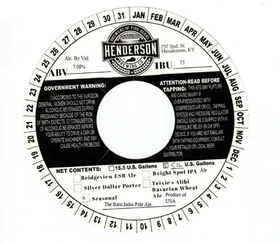 The Barn India Pale Ale label