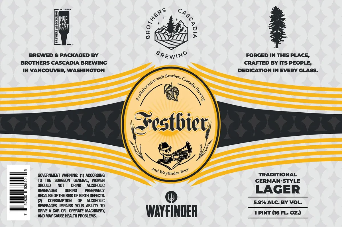 Festbier — full label as filed with TTB