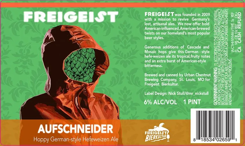 Aufschneider — full label as filed with TTB