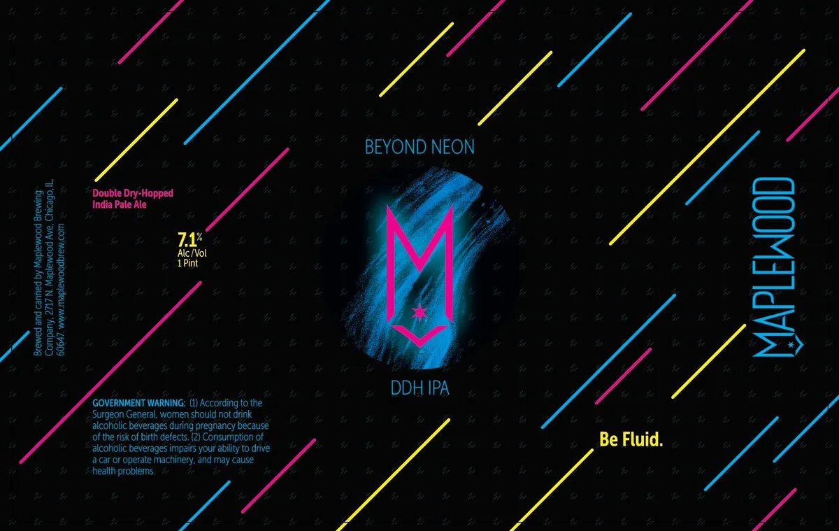 Beyond Neon — full label as filed with TTB