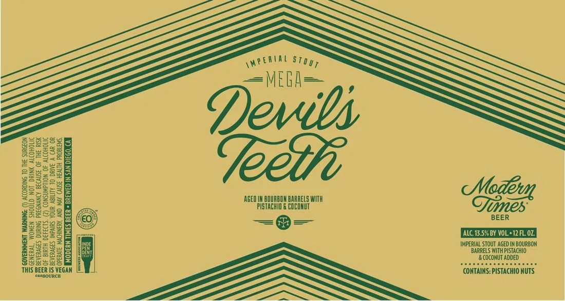 Devil's Teeth — full label as filed with TTB