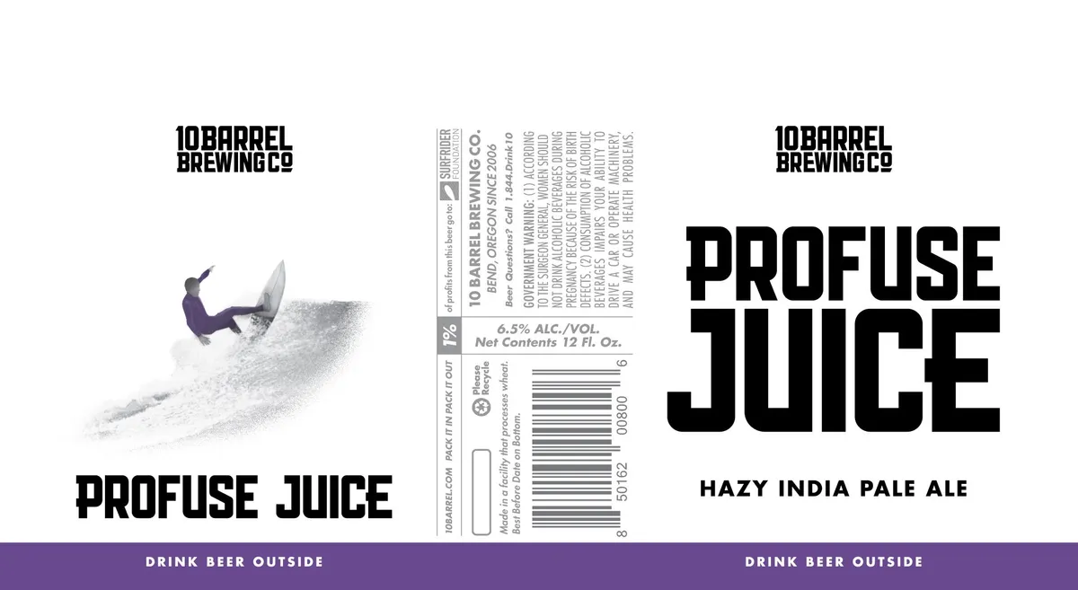 Profuse Juice — full label as filed with TTB