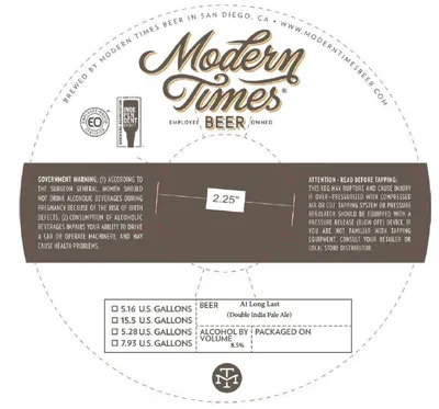 At Long Last label
