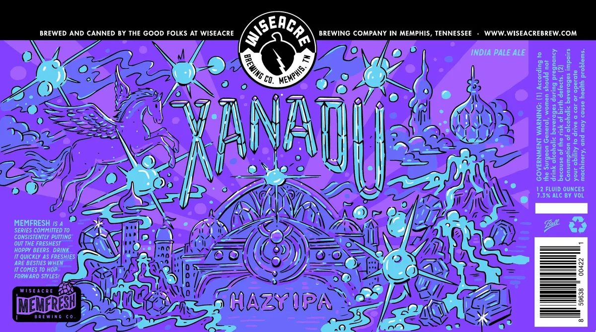 Xanadu — full label as filed with TTB