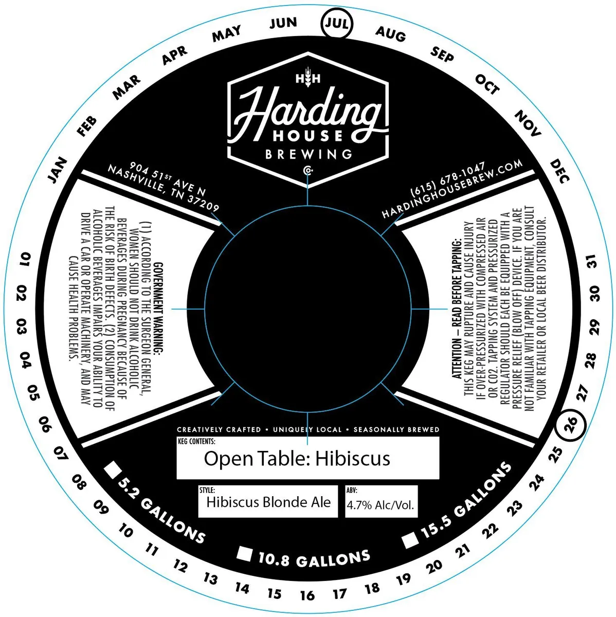 Open Table: Hibiscus — full label as filed with TTB