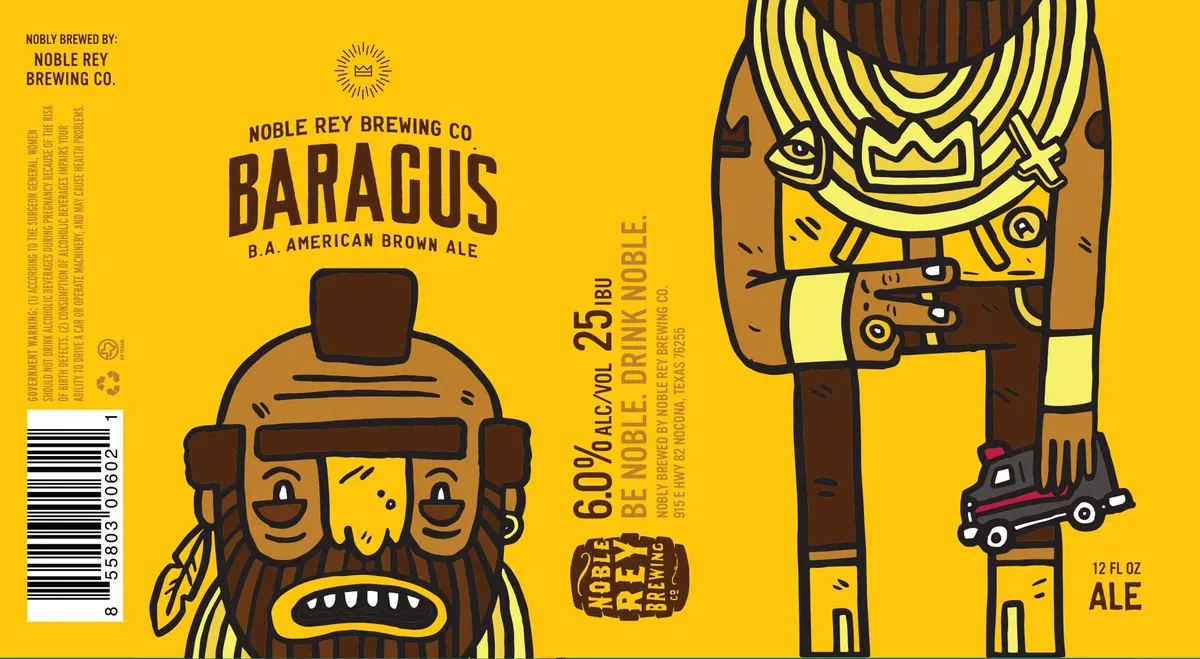 Baragus — full label as filed with TTB