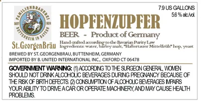 Hopfenzupfer label