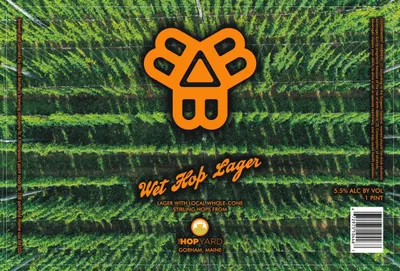 Wet Hop Lager label