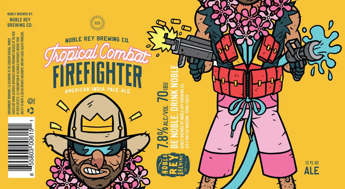 Tropical Combat Firefighter — full label as filed with TTB