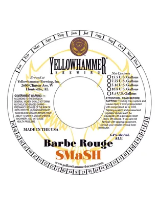 Barbe Rouge Smash label