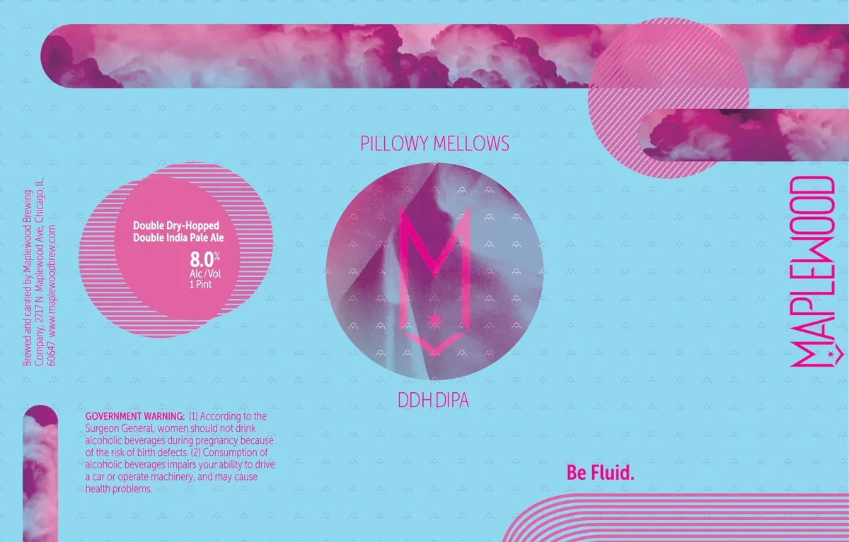 Pillowy Mellows — full label as filed with TTB