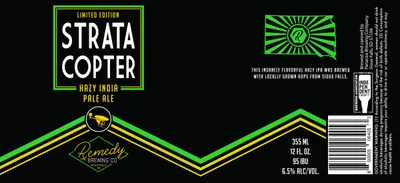 Strata Copter label