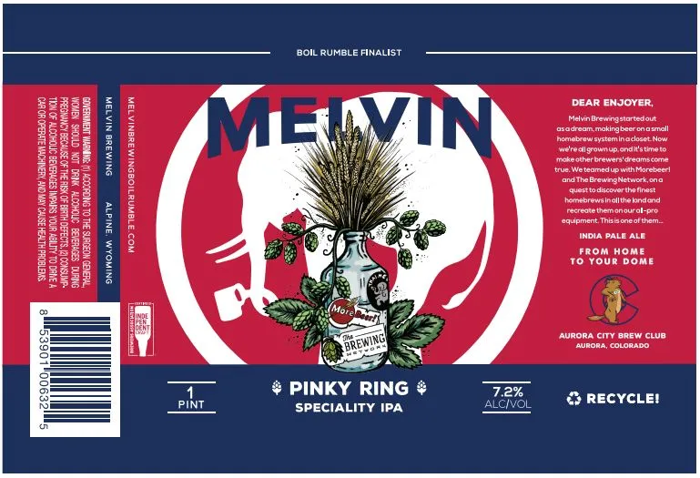 Pinky Ring — full label as filed with TTB