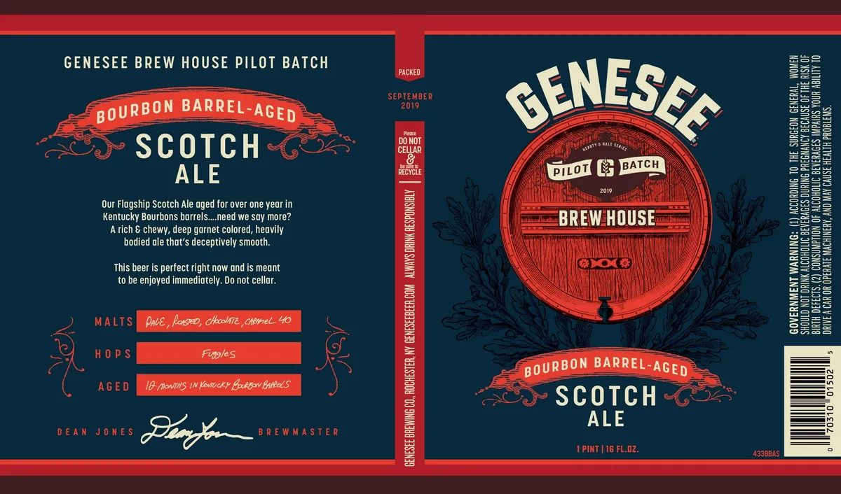 Bourbon Barrel-Aged Scotch Ale — full label as filed with TTB