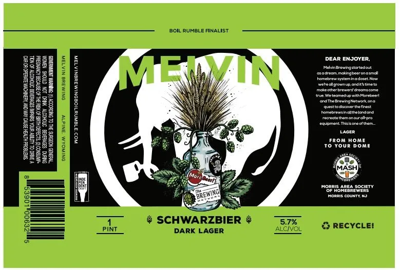 Schwarzbier — full label as filed with TTB