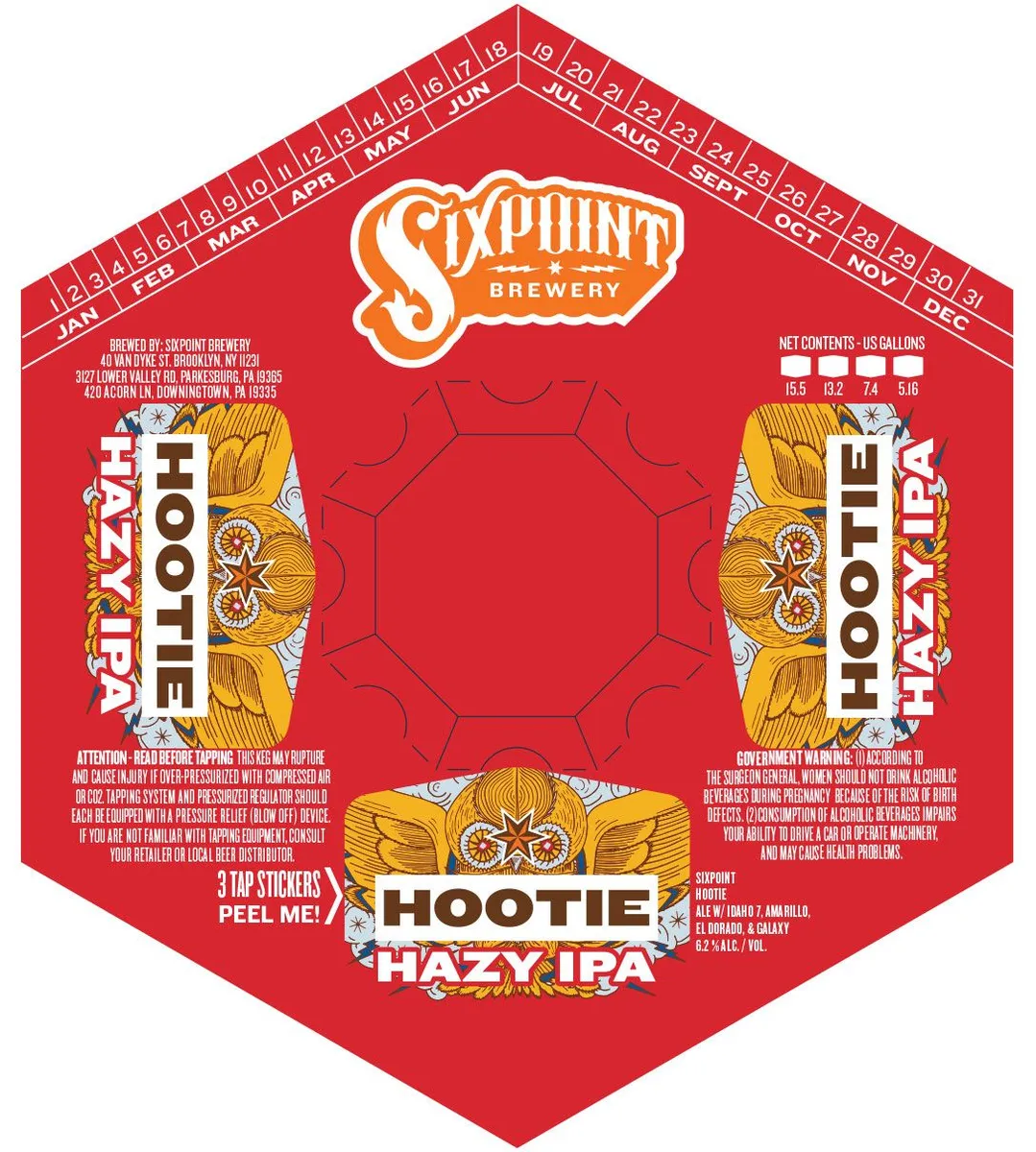 Hootie — full label as filed with TTB