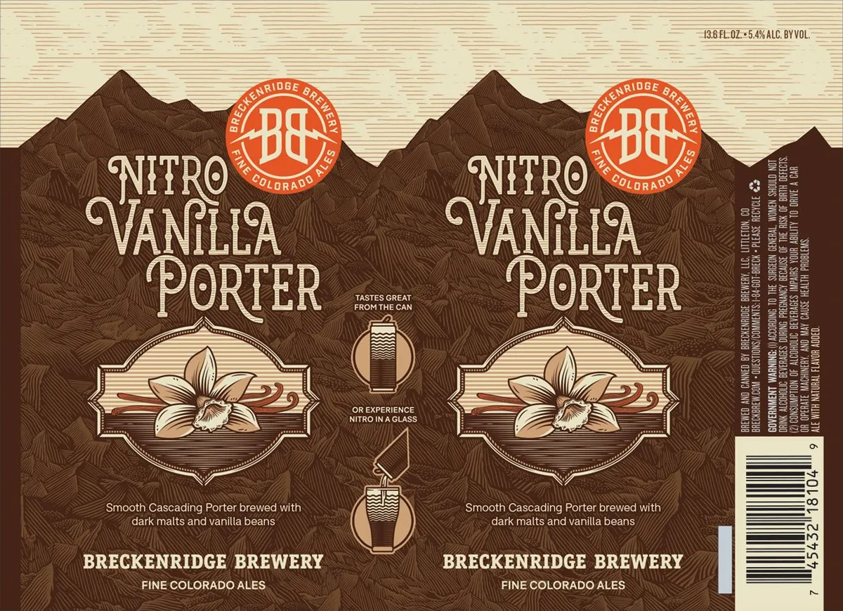Nitro Vanilla Porter — full label as filed with TTB