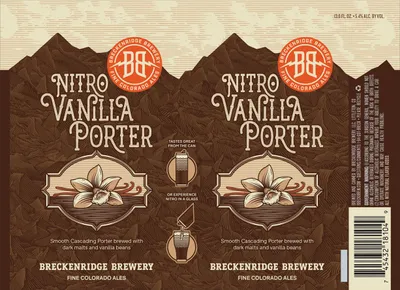 Nitro Vanilla Porter label