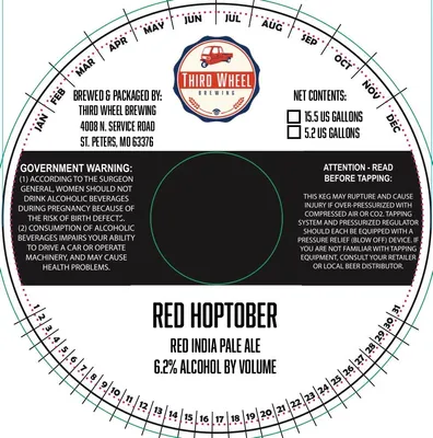 Red Hoptober label