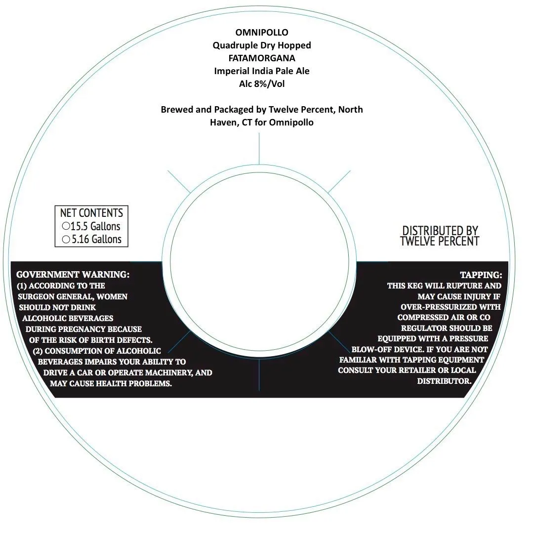 Fatamorgana — full label as filed with TTB