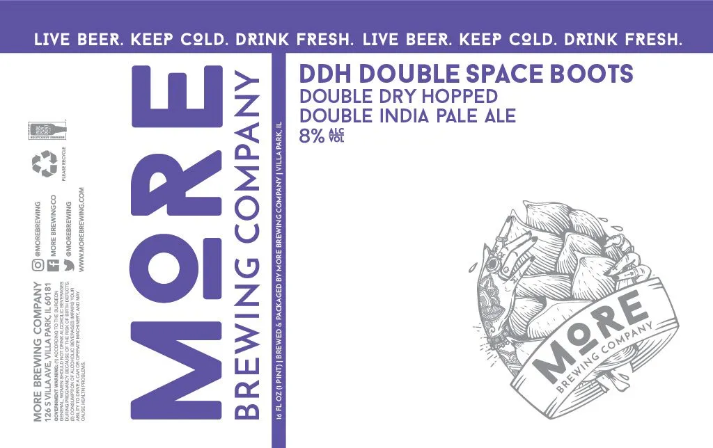 DDH Double Space Boots — full label as filed with TTB