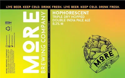 Hophorescent label